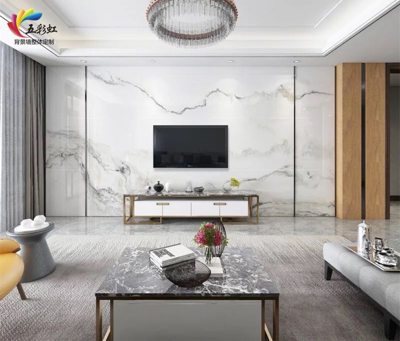 微晶石電視墻最新款，時(shí)尚家居的炫酷首選