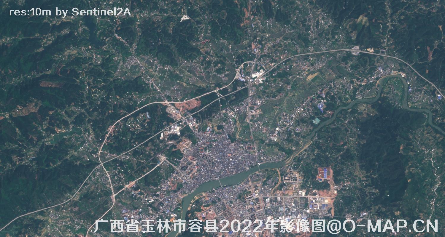 容縣最新航拍全景，一覽無(wú)余的美麗風(fēng)光??