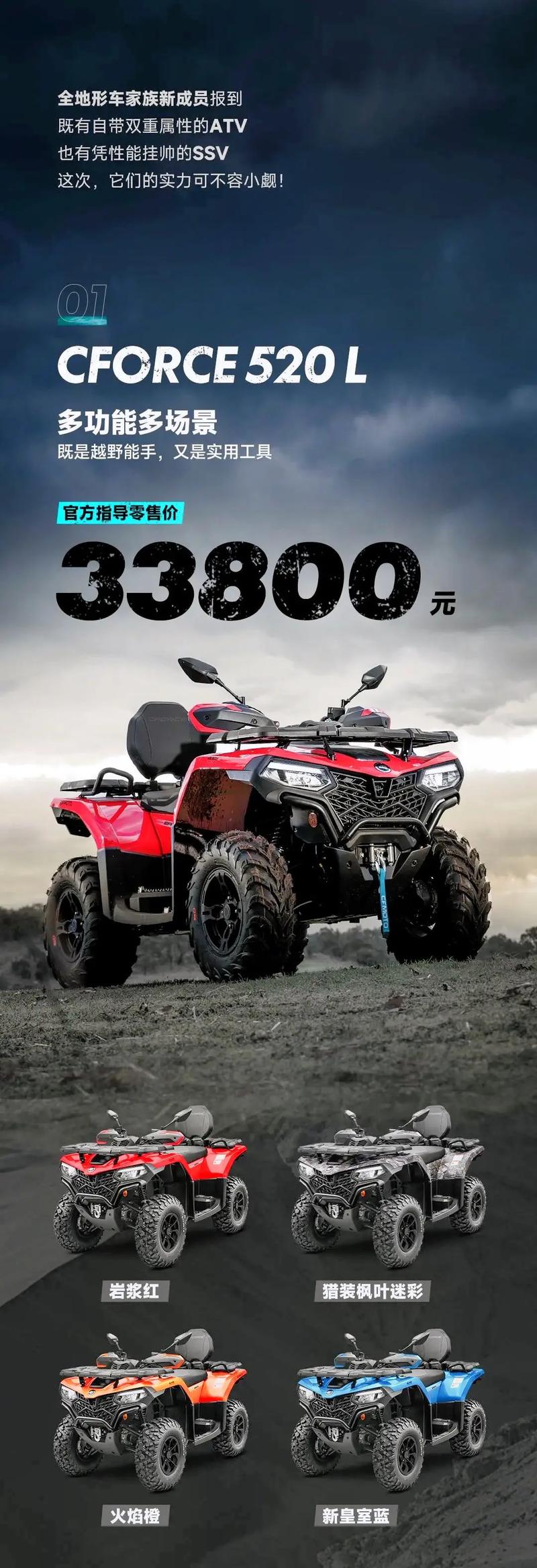 最新全地形車，越野的極致體驗